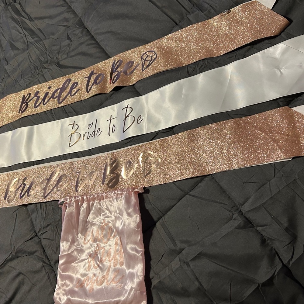 Bride To Be Sashes